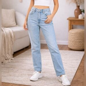 Abercrombie & Fitch Women’s High Rise Jeans Size 25 Light Blue Stretch Denim